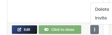 the three-dots menu on a form with the Invite option